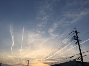 上鳥羽の夕刻。